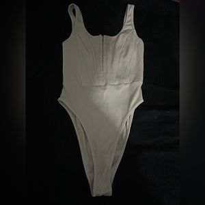 White Fancy Bodysuit